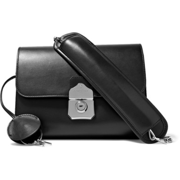 BALENCIAGA BLACK LOCK & KEY CHAIN SHOULDER BAG - Picture 6 of 8